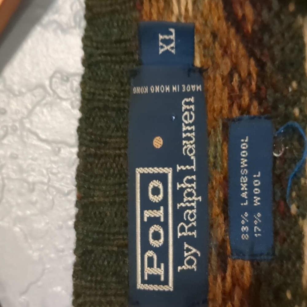 Vintage Polo Lambswool sweater by Ralph Lauren - Picture 3 of 10